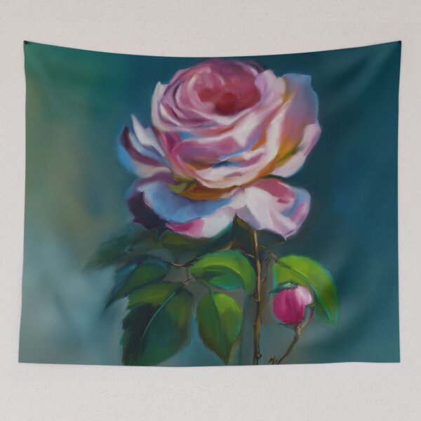 Item preview, Soft Pink Rose Floral Painting designed and sold by JeLoTall.