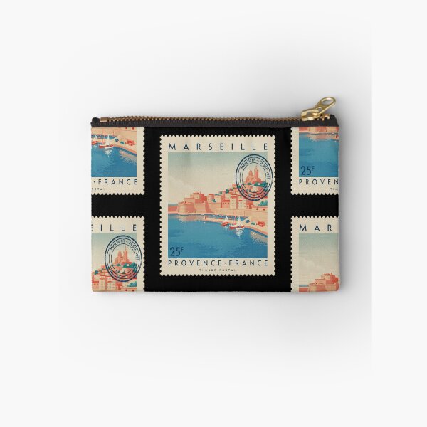 Item preview, Marseille France Provence Coast Postage Stamp Travel Sticker designed and sold by stickercuffs.