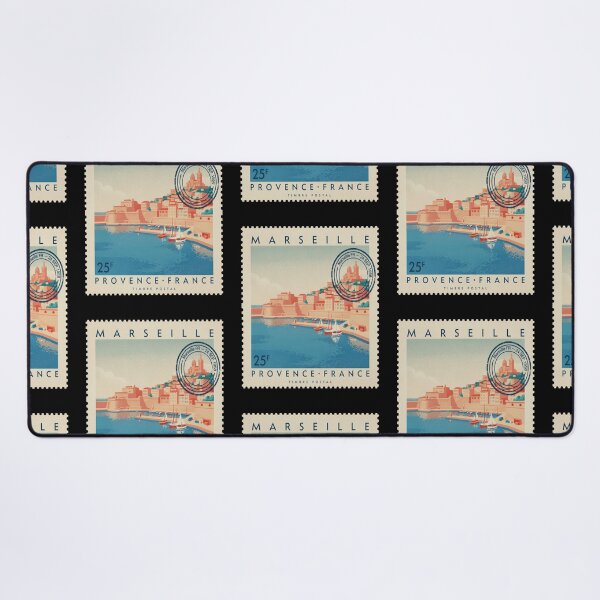 Item preview, Marseille France Provence Coast Postage Stamp Travel Sticker designed and sold by stickercuffs.