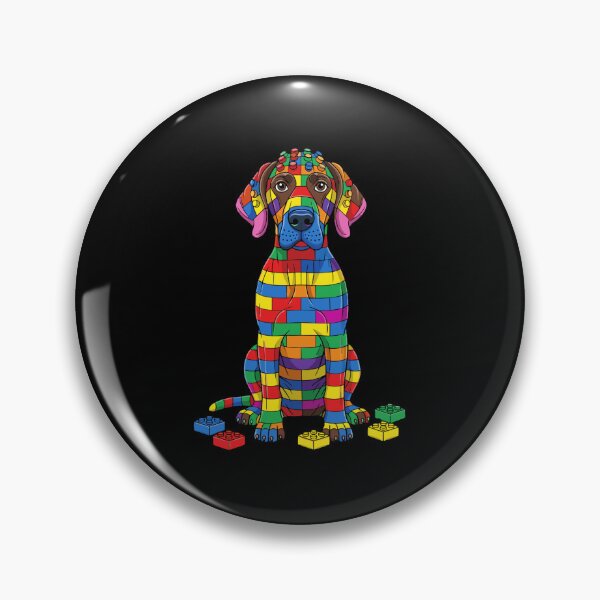 Item preview, Building Blocks Dog Autism Awareness Pet designed and sold by PopStars1993.