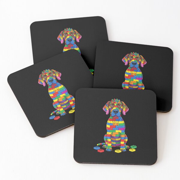 Item preview, Building Blocks Dog Autism Awareness Pet designed and sold by PopStars1993.