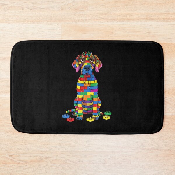 Item preview, Building Blocks Dog Autism Awareness Pet designed and sold by PopStars1993.