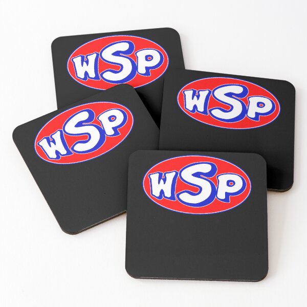 Item preview, Playful White WSP Typography with Blue Outlines designed and sold by Xeneros.