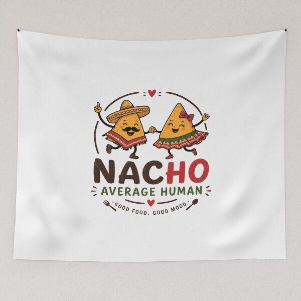 Item preview, Nacho Average Human Dancing Nacho Chip Funny Hindi Pun Desi Gift designed and sold by SHREE ART STUDIO.
