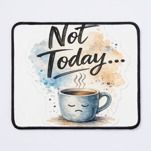 Item preview, Not Today Sticker designed and sold by Genzfirevibes.