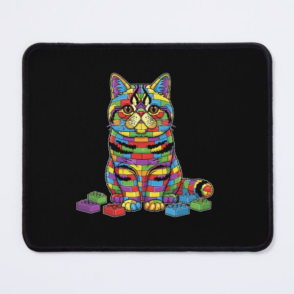 Item preview, Building Block Cat Feline Hobbyist Toy Brick Builder designed and sold by PopStars1993.