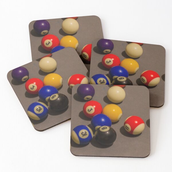 Item preview, Colorful Pool Balls Scattered on Table For Billiards Play designed and sold by Nmallia.