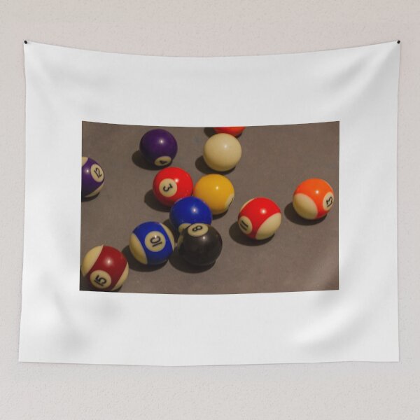 Item preview, Colorful Pool Balls Scattered on Table For Billiards Play designed and sold by Nmallia.