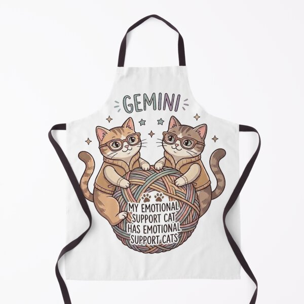 Item preview, Gemini Emotional Support Cats designed and sold by Heal of Souls Designs .