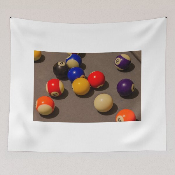 Item preview, Colorful Pool Balls Scattered on Table For Billiards Play designed and sold by Nmallia.