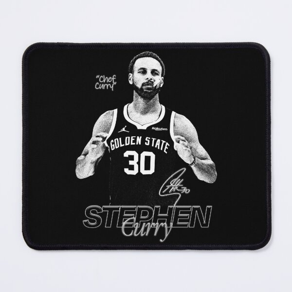 Item preview, Stephen Curry, Basketball, Sports, NBA, Black and White designed and sold by BigBossHideout.