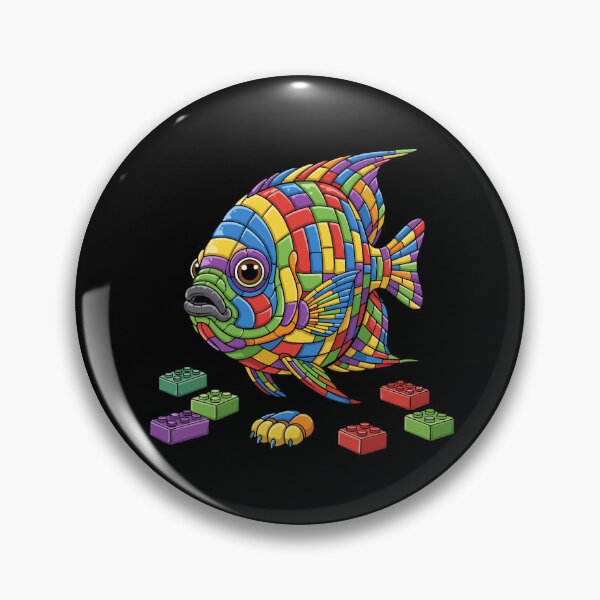 Item preview, Colorful Building Blocks Fish Ocean Life designed and sold by PopStars1993.