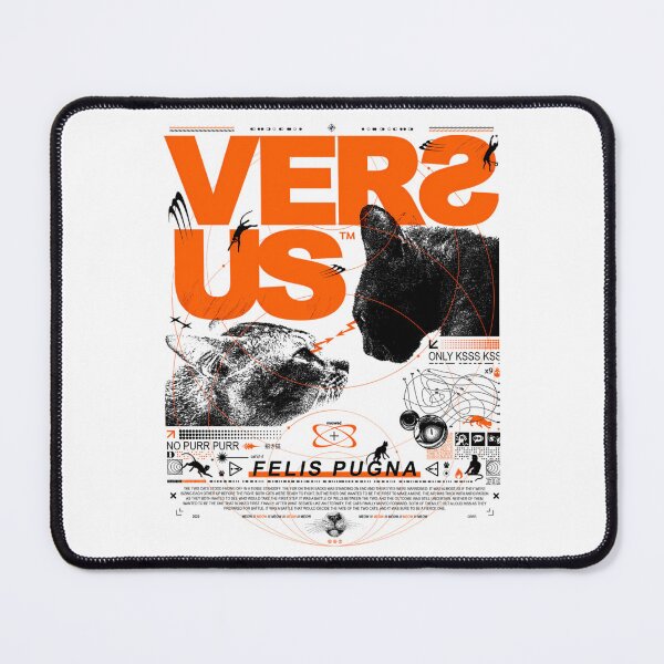 Item preview, Versus Feline Typographic Geometric designed and sold by All In.
