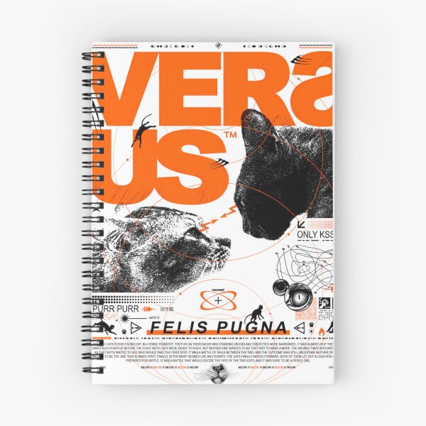 Item preview, Versus Feline Typographic Geometric designed and sold by All In.