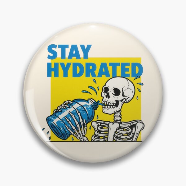 Item preview, Stay Hydrated Skeleton Drinking Water designed and sold by nuel-art.
