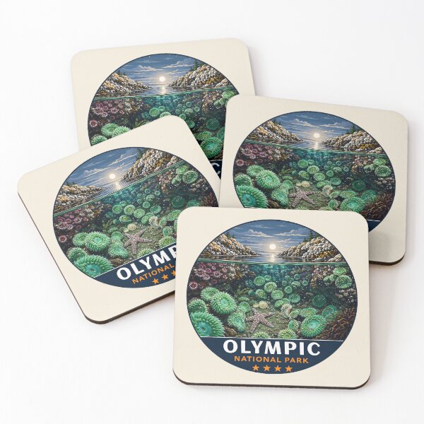 Item preview, Olympic National Park Sticker, Washington designed and sold by Gideon Emmerich.