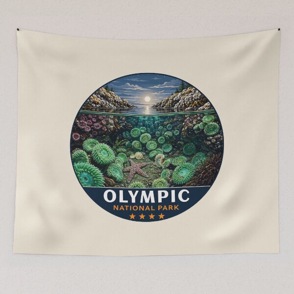 Item preview, Olympic National Park Sticker, Washington designed and sold by Gideon Emmerich.