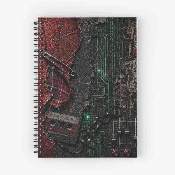 Item preview, Cyberpunk Torn Wall with Green Code and Punk Fabric designed and sold by Ingorgia Studio.