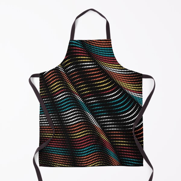 Item preview, Colorful Dotted Wave Pattern Teal Red Orange Yellow Abstract Summer Graphic T-Shirt designed and sold by DERA RAY.