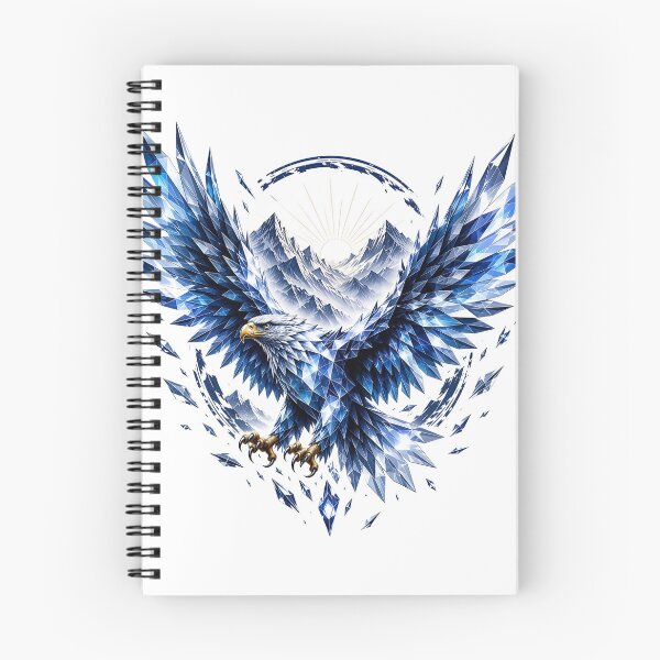 Item preview, Crystal Eagle of the Frozen Peaks designed and sold by Artisan Finds Online.