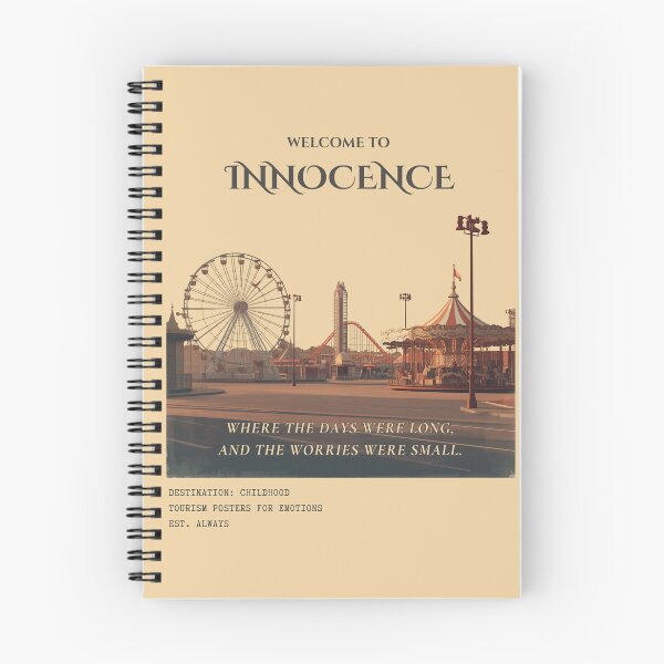 Item preview, Welcome To Innocence Vintage Childhood Tourism Travel Poster designed and sold by KaBaRen.