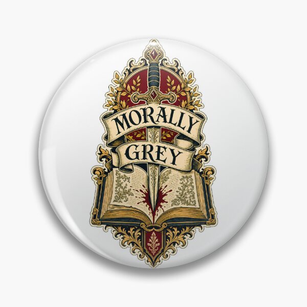 Item preview, Morally Grey Dark Academia Shirt, Book Lover Gothic Tee, Fantasy Romance Reader Gift, Smut Reader Aesthetic Apparel, Booktok Reader Shirt designed and sold by KAYJAY DESIGNS.