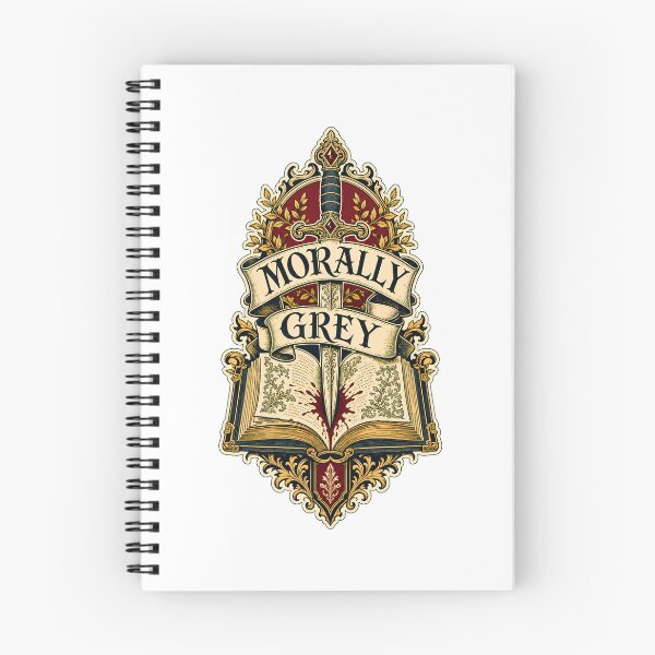 Item preview, Morally Grey Dark Academia Shirt, Book Lover Gothic Tee, Fantasy Romance Reader Gift, Smut Reader Aesthetic Apparel, Booktok Reader Shirt designed and sold by KAYJAY DESIGNS.
