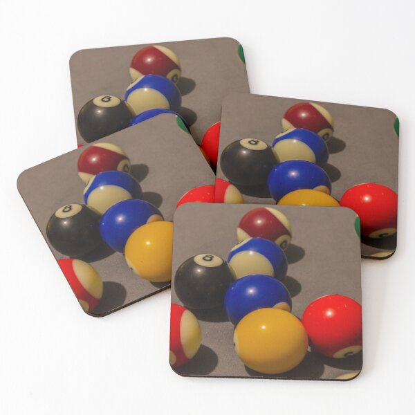 Item preview, Colorful Pool Balls Scattered on Table For Billiards Play designed and sold by Nmallia.