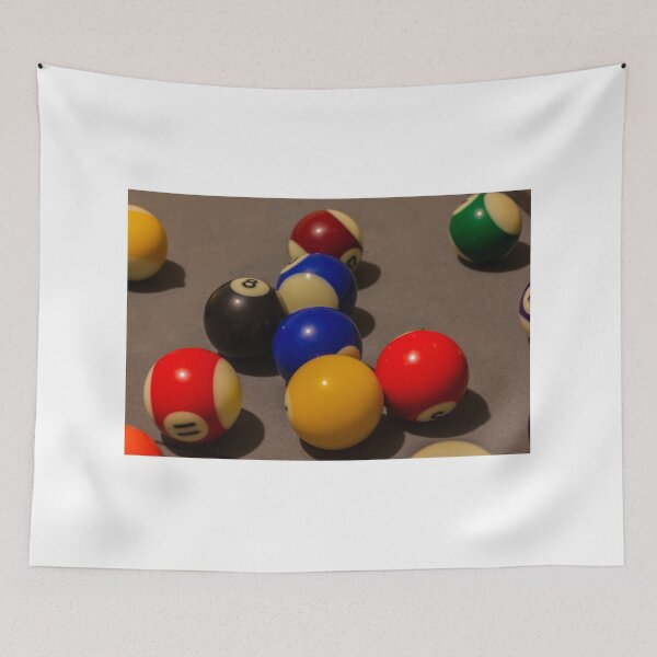 Item preview, Colorful Pool Balls Scattered on Table For Billiards Play designed and sold by Nmallia.