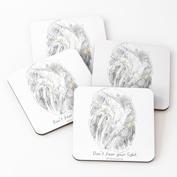 Item preview, Star Swallow Sketch: Don’t Fear Your Light designed and sold by starstonefind.
