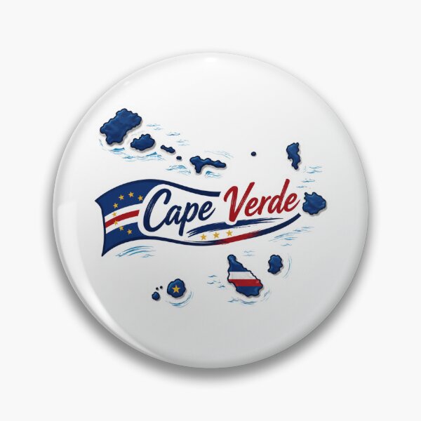 Item preview, Cape Verde Flag Map designed and sold by SMARTKIT  DESIGNAGENCY.