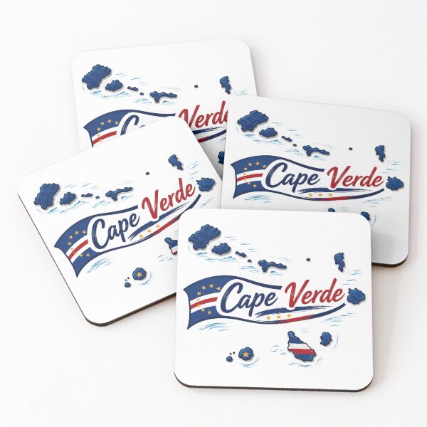 Item preview, Cape Verde Flag Map designed and sold by SMARTKIT  DESIGNAGENCY.
