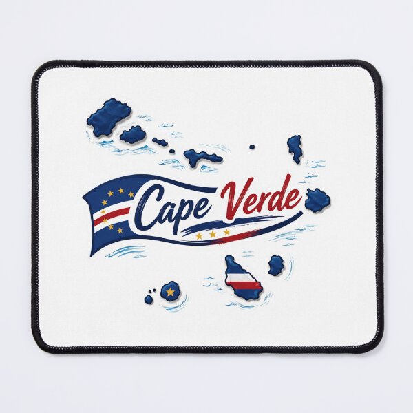 Item preview, Cape Verde Flag Map designed and sold by SMARTKIT DESIGNAGENCY.