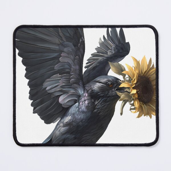 Item preview, Crow Sunflower Meadow designed and sold by pumsquare.