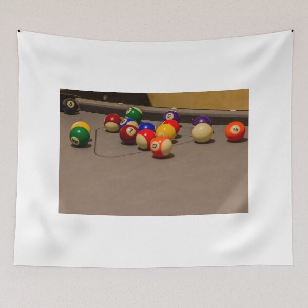 Item preview, Colorful Pool Balls Scattered on Table For Billiards Play designed and sold by Nmallia.