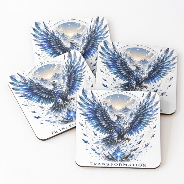 Item preview, Crystal Eagle of Transformation designed and sold by Artisan Finds Online.