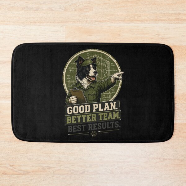 Item preview, Good Plan Better Team Best Results Border Collie Welding Coordinator Design designed and sold by RusticMeadow.