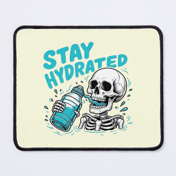 Item preview, Stay Hydrated Skeleton Drinking Water designed and sold by nuel-art.