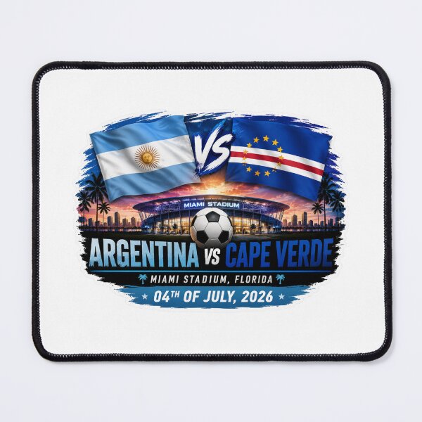 Item preview, Argentina vs Cape Verde – Football Match Design designed and sold by SMARTKIT DESIGNAGENCY.