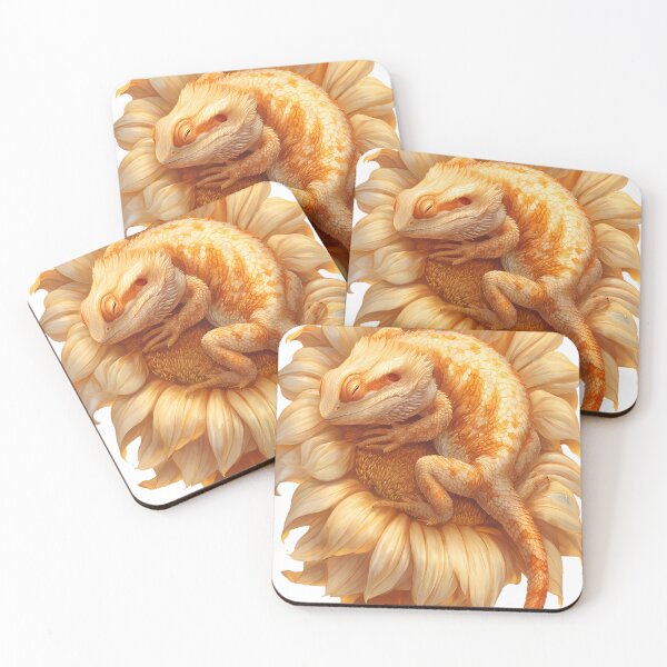 Item preview, Bearded Dragon Sunflower Bloom designed and sold by pumsquare.