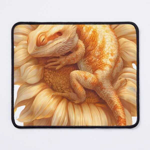 Item preview, Bearded Dragon Sunflower Bloom designed and sold by pumsquare.