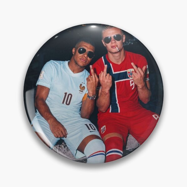 Item preview, Cool Mbappé Haaland middle finger designed and sold by NgocLanDesign.