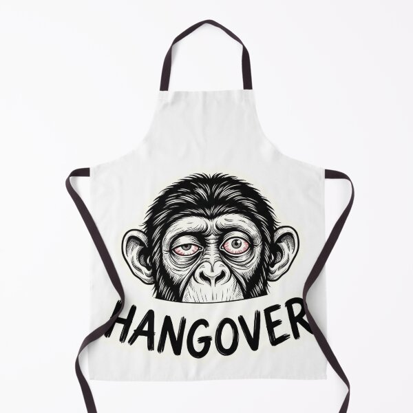 Item preview, Hangover Monkey Sticker - Funny Morning After Party Humor designed and sold by venus-st.