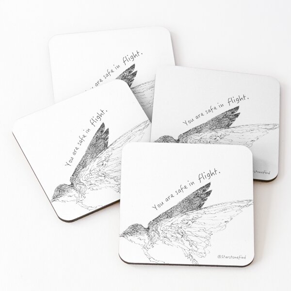 Item preview, Swallow Sketch: You Are Safe In Flight designed and sold by starstonefind.