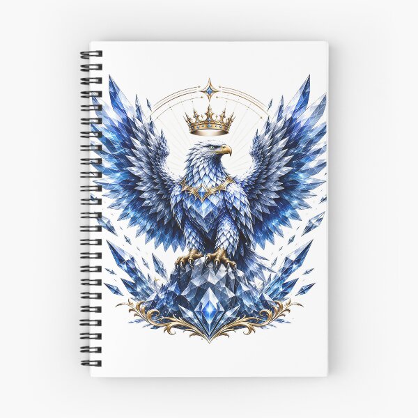 Item preview, Crowned Crystal Eagle designed and sold by Artisan Finds Online.