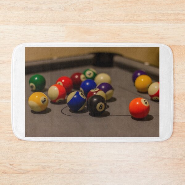 Item preview, Colorful Pool Balls Scattered on Table For Billiards Play designed and sold by Nmallia.