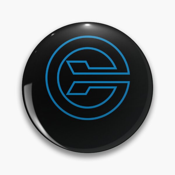 Item preview, Blue Circular Outline Emblem Forming a Stylized Winged designed and sold by SocialLovers.
