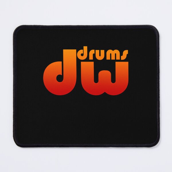 Item preview, Large Stylized Orange and Red Gradient DW Initials designed and sold by SocialLovers.