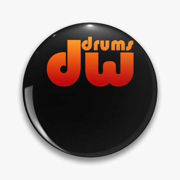 Item preview, Large Stylized Orange and Red Gradient DW Initials designed and sold by SocialLovers.