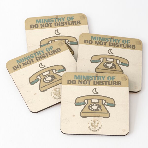 Item preview, Ministry of Do Not Disturb Retro Poster designed and sold by PictorialWhimsy.